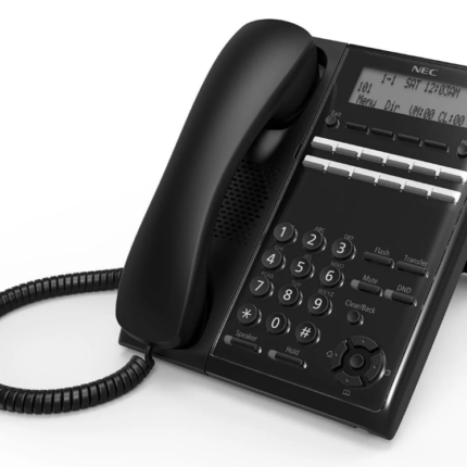 "NEC  IP7WW-12TXH-B1 BE117451 12 Button Display Speaker Telephone Black  Console "