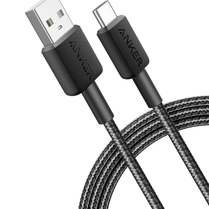 ANKER 322 USB-A TO USB-C CABLE (6FT BRAIDED) - BLACK